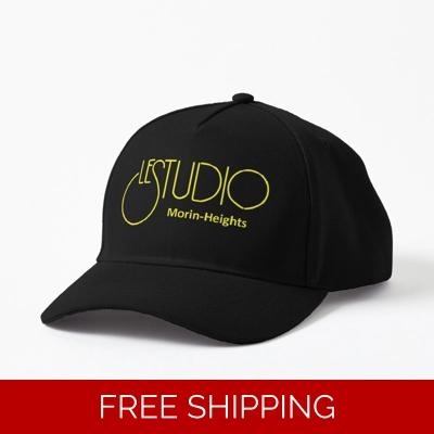 A Le Studio Baseball Hat Yellow Logo MH